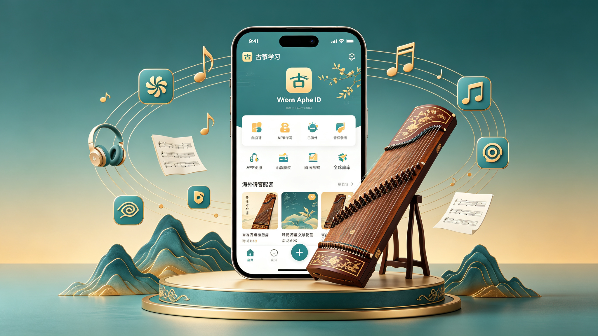 学古筝找不到好APP?2026年海外苹果ID解锁的资源比你想的多 学古筝找不到好APP?2026年海外苹果ID解锁的资源比你想的多