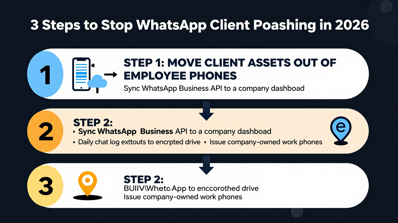 How to Stop Employees From Walking Away With Your WhatsApp Clients in 2026