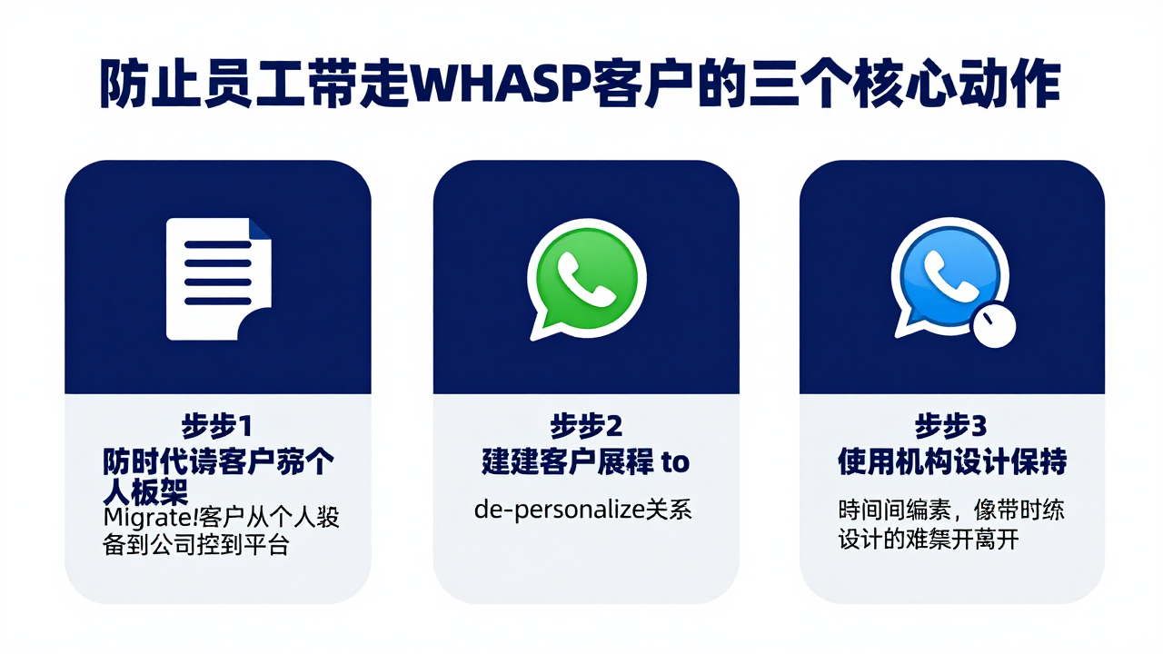 如何防止外贸员工带走 WhatsApp 客户:2026 年跨境企业的实战避坑指南 如何防止外贸员工带走 WhatsApp 客户:2026 年跨境企业的实战避坑指南
