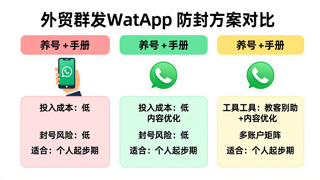 外贸群发 WhatsApp 防封解决方案,2025实操避坑指南 外贸群发 WhatsApp 防封解决方案,2025实操避坑指南