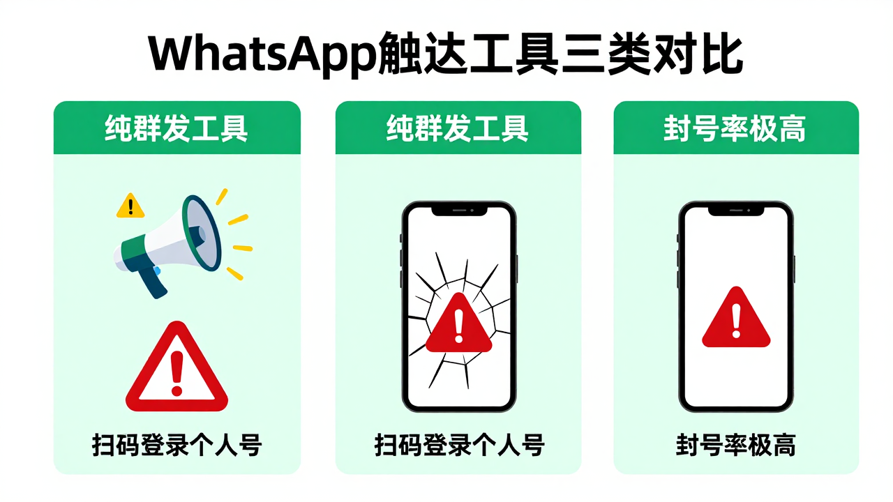 跨境B2B客户WhatsApp触达工具：选型前，先看懂这套行业潜规则