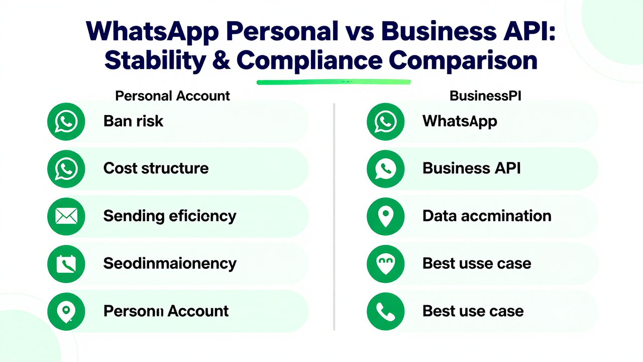 WhatsApp Personal vs Business API: Which Is More Stable? An Honest Take From a Cross-Border Veteran WhatsApp Personal vs Business API: Which Is More Stable? An Honest Take From a Cross-Border Veteran