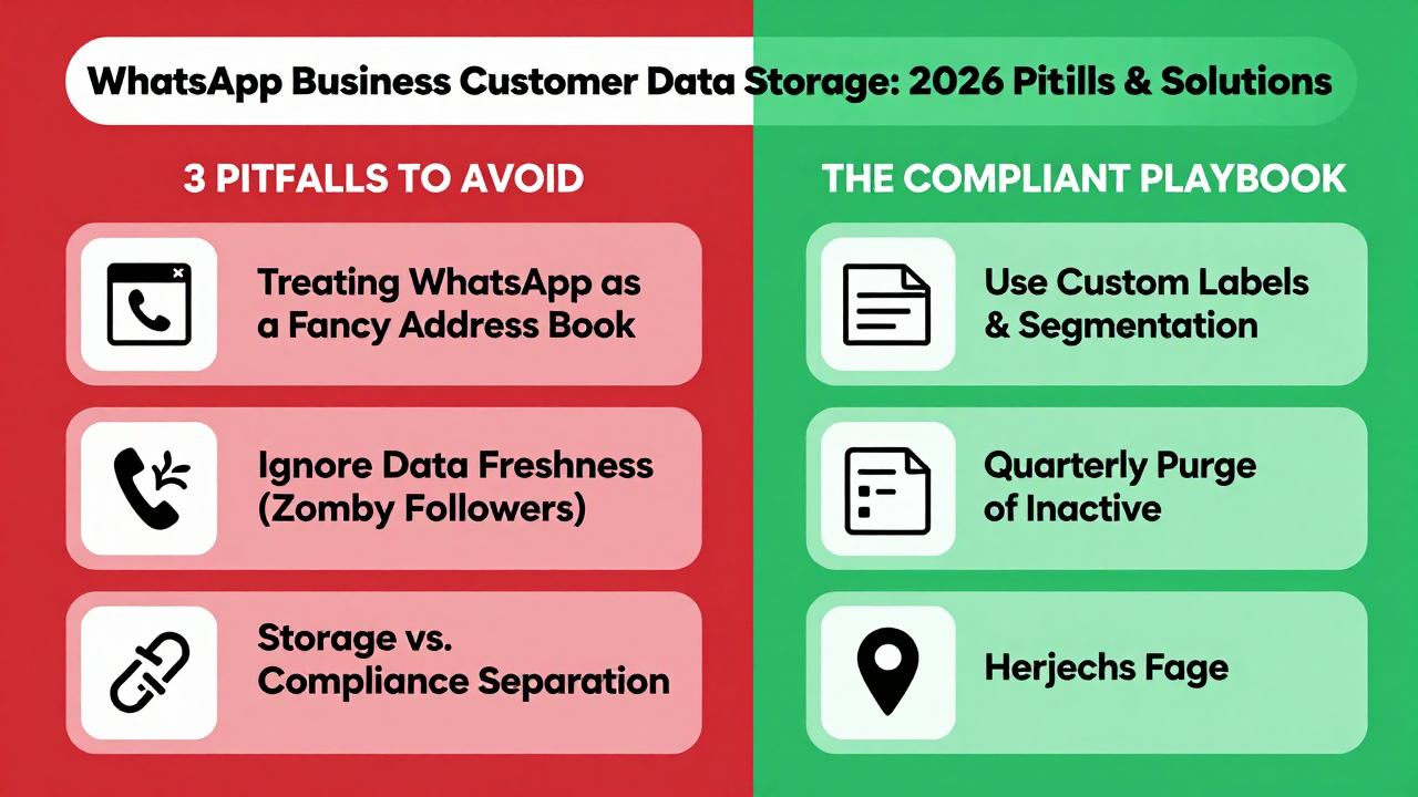 WhatsApp Business Customer Data Storage: 3 Pitfalls Cross-Border Sellers Must Avoid in 2026 (Plus a Compliant Solution) WhatsApp Business Customer Data Storage: 3 Pitfalls Cross-Border Sellers Must Avoid in 2026 (Plus a Compliant Solution)