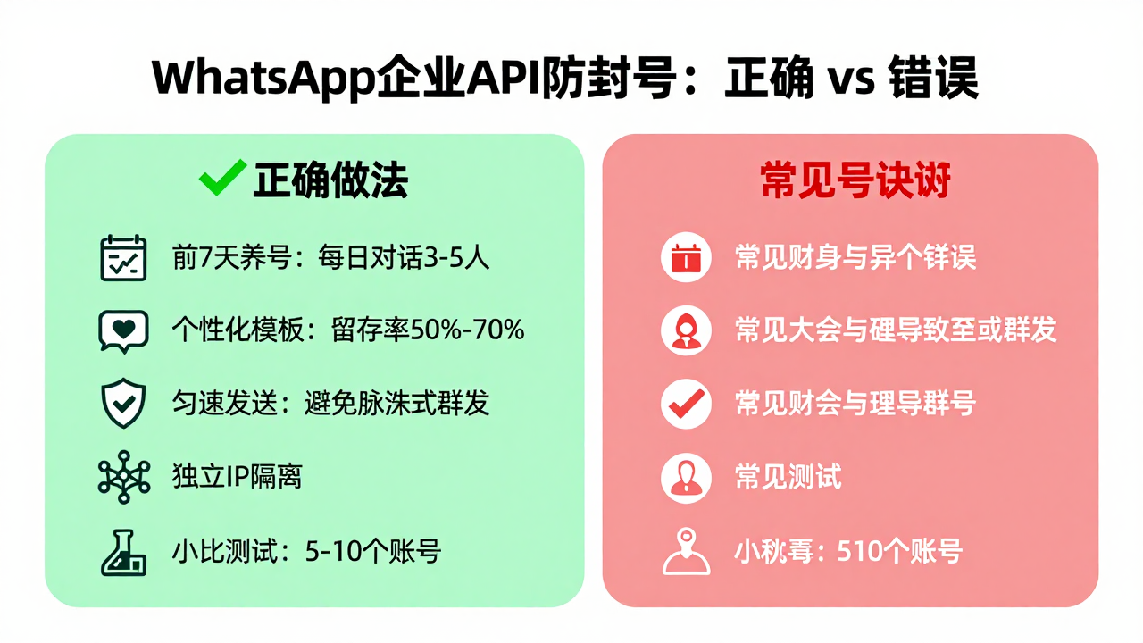 WhatsApp 企业 API 防封号:别被“官方接口”四个字带偏了 WhatsApp 企业 API 防封号:别被“官方接口”四个字带偏了
