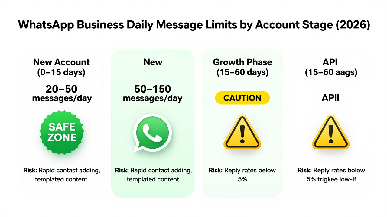 WhatsApp Business Daily Message Limits in 2026: The Rules Every Cross-Border Seller Must Know WhatsApp Business Daily Message Limits in 2026: The Rules Every Cross-Border Seller Must Know
