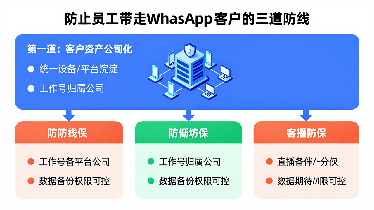 防止员工带走 WhatsApp 客户,跨境企业该怎么设防? 防止员工带走 WhatsApp 客户,跨境企业该怎么设防?