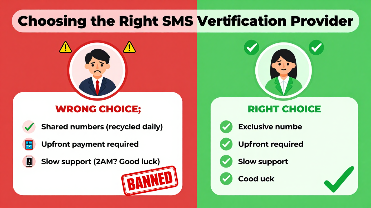 Virtual SMS Verification: Cross-Border Businesses Can't Avoid It, But 90% Pick the Wrong Provider Virtual SMS Verification: Cross-Border Businesses Can't Avoid It, But 90% Pick the Wrong Provider