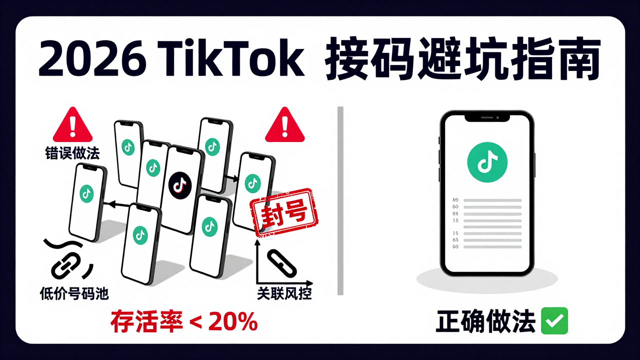 2026年TikTok短信接码实操笔记:跨境账号注册的坑与解 2026年TikTok短信接码实操笔记:跨境账号注册的坑与解