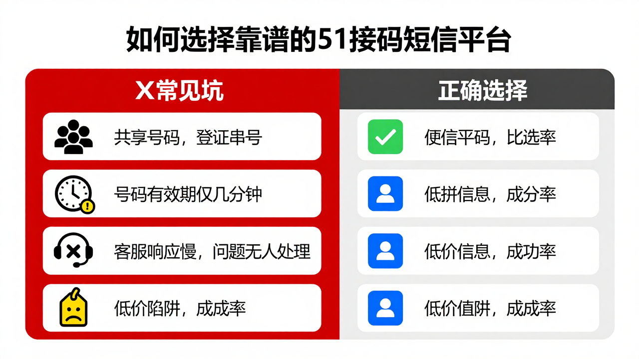 51接码短信平台怎么选？跨境业务避坑指南