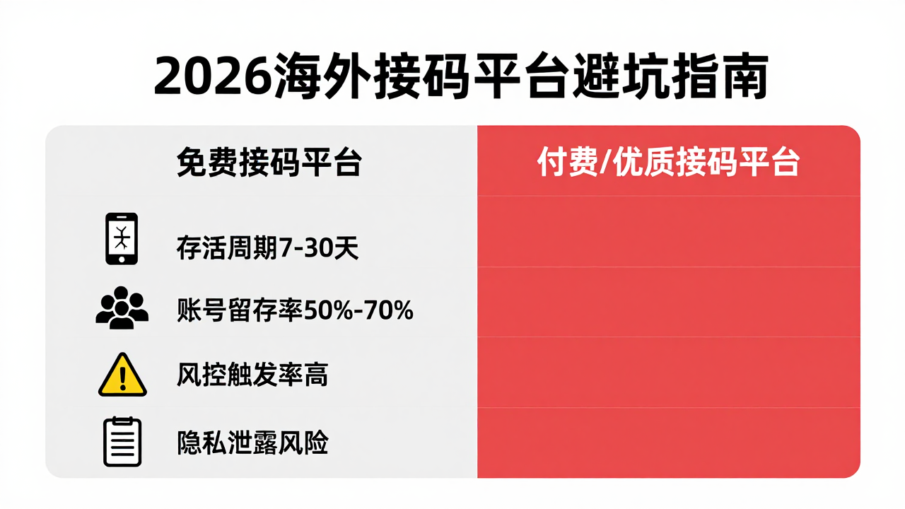 2026年海外免费接码短信平台深度观察：跨境人的真实避坑指南