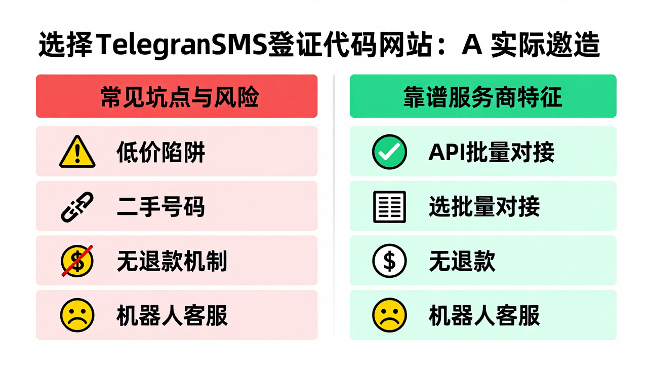 tg短信接码网站怎么选？跨境老手都在用的避坑思路