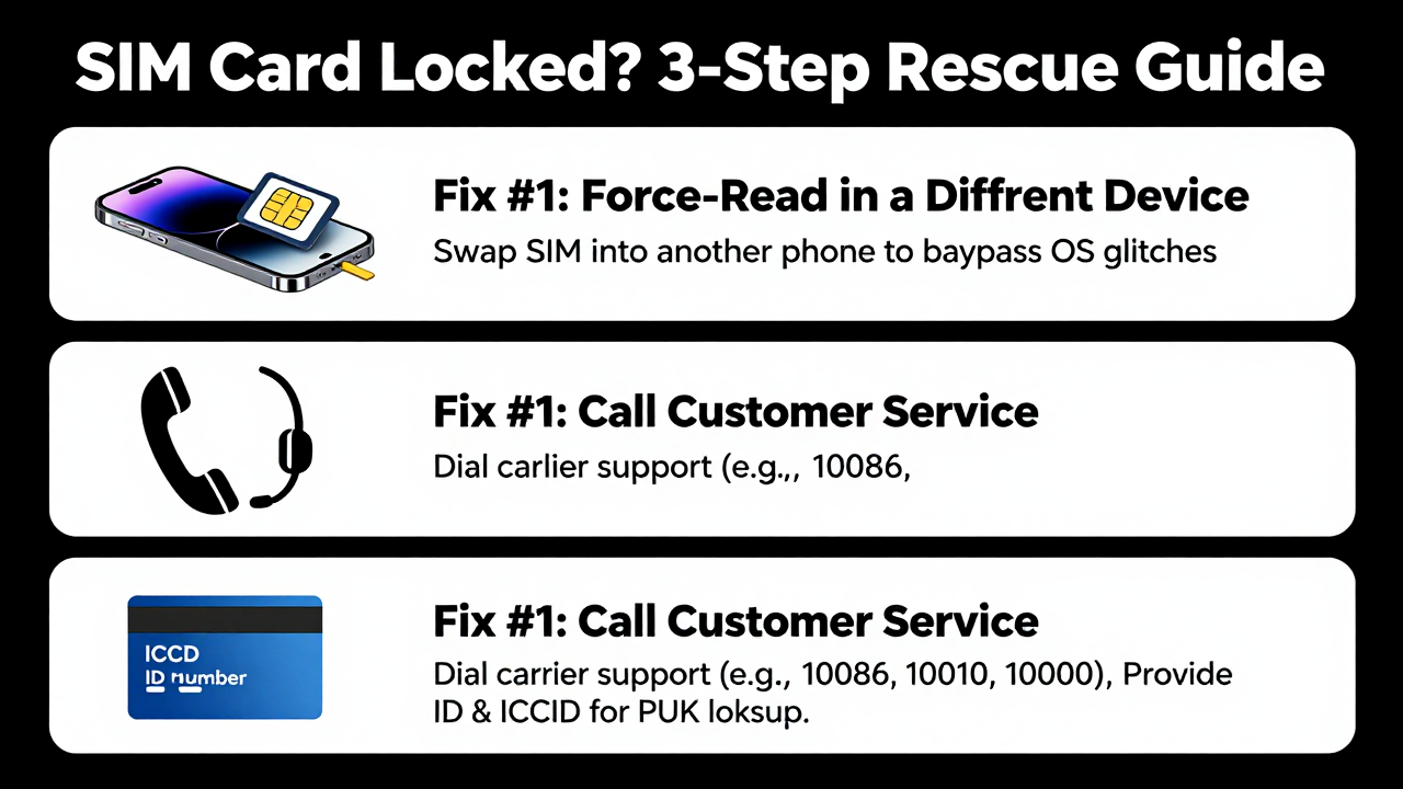 SIM Card Locked and No SMS? A Cross-Border Seller's Rescue Guide