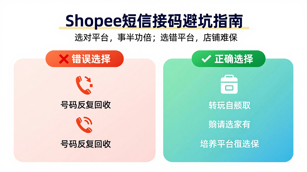 Shopee短信接码避坑指南:跨境卖家如何选对验证码接收平台 Shopee短信接码避坑指南:跨境卖家如何选对验证码接收平台