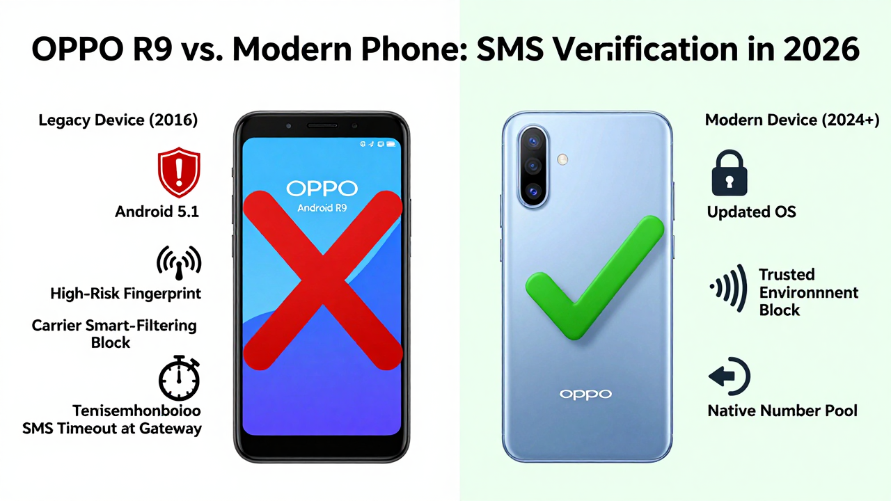OPPO R9 Not Receiving SMS Verification Codes? The 2026 Account Security Challenge Every Cross-Border Seller Must Solve OPPO R9 Not Receiving SMS Verification Codes? The 2026 Account Security Challenge Every Cross-Border Seller Must Solve