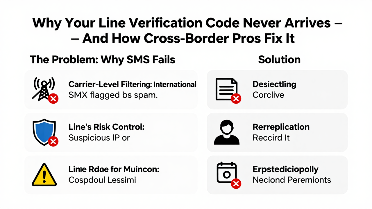 Line Verification Code Not Received? How Cross-Border Pros Actually Solve It