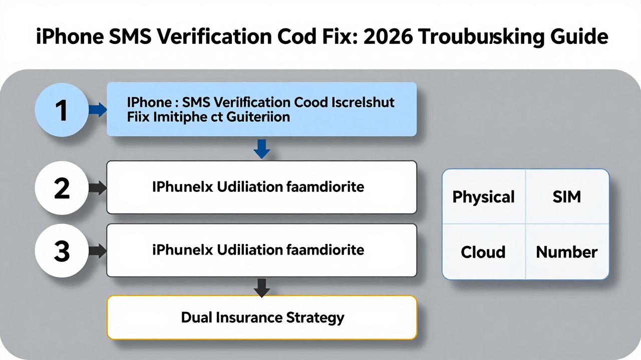 iPhone Not Receiving SMS Verification Codes? The 2026 Cross-Border Seller's Guide to Fixing It iPhone Not Receiving SMS Verification Codes? The 2026 Cross-Border Seller's Guide to Fixing It